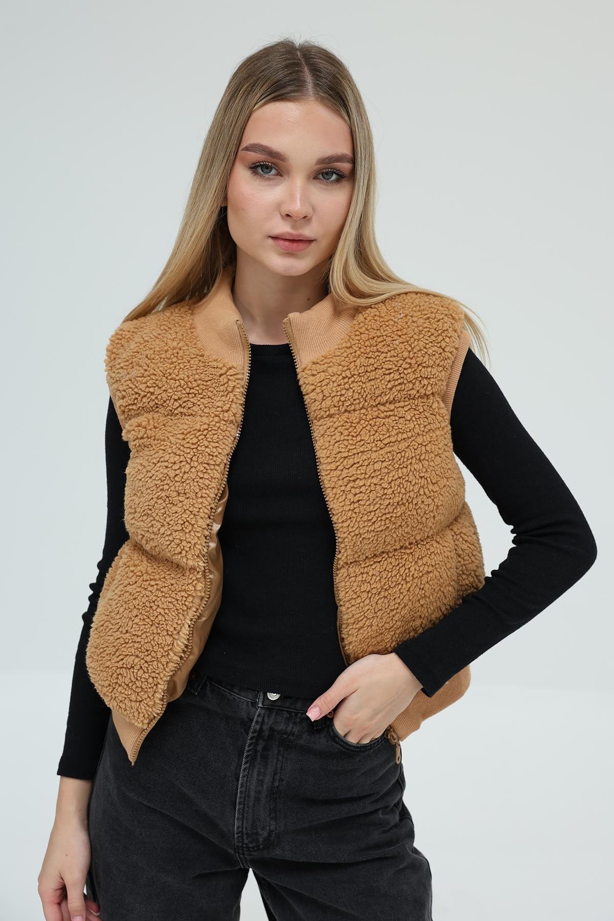 WELSOFT YELEK - Camel