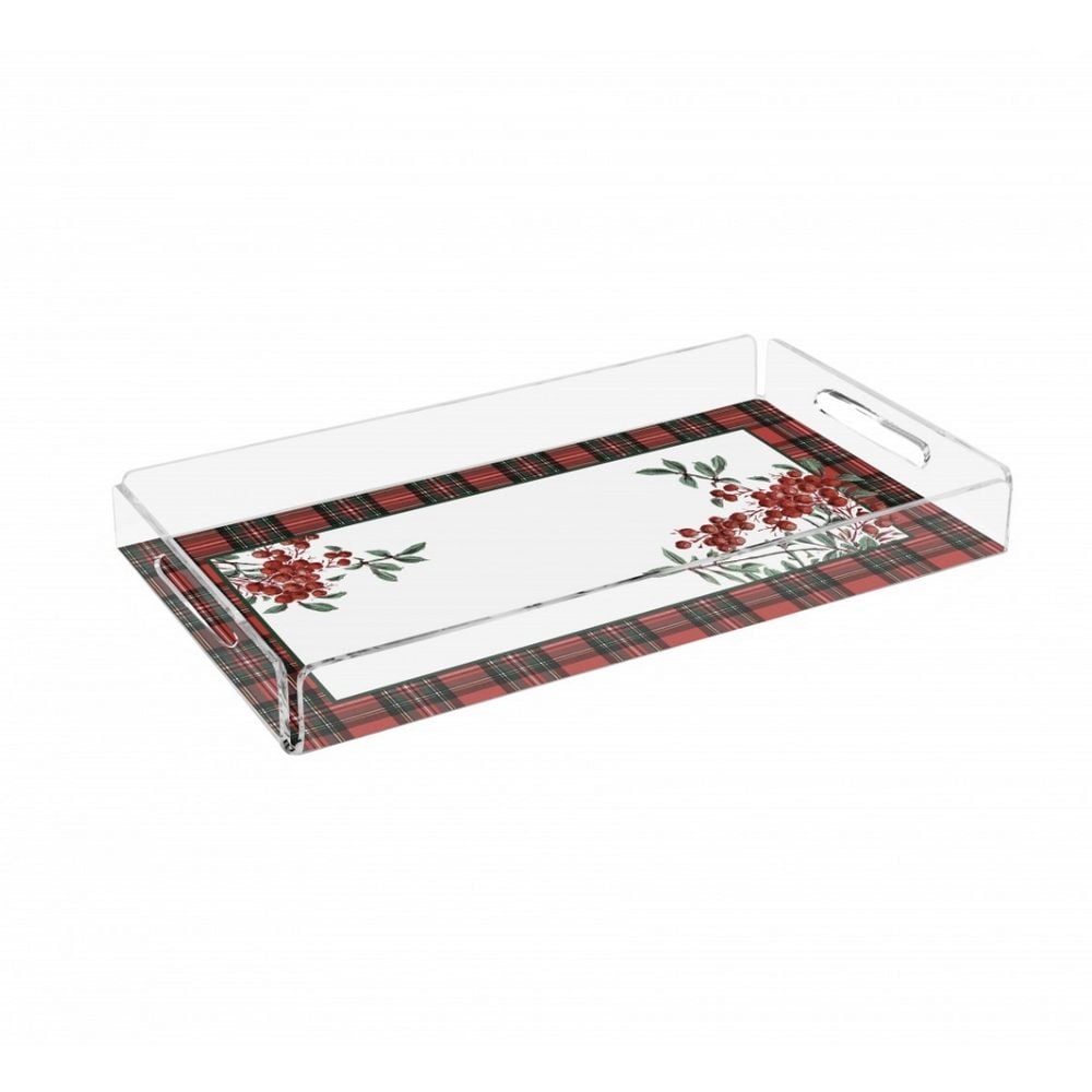 RED BERRY COLLECTION BÜYÜK BOY TEPSİ 