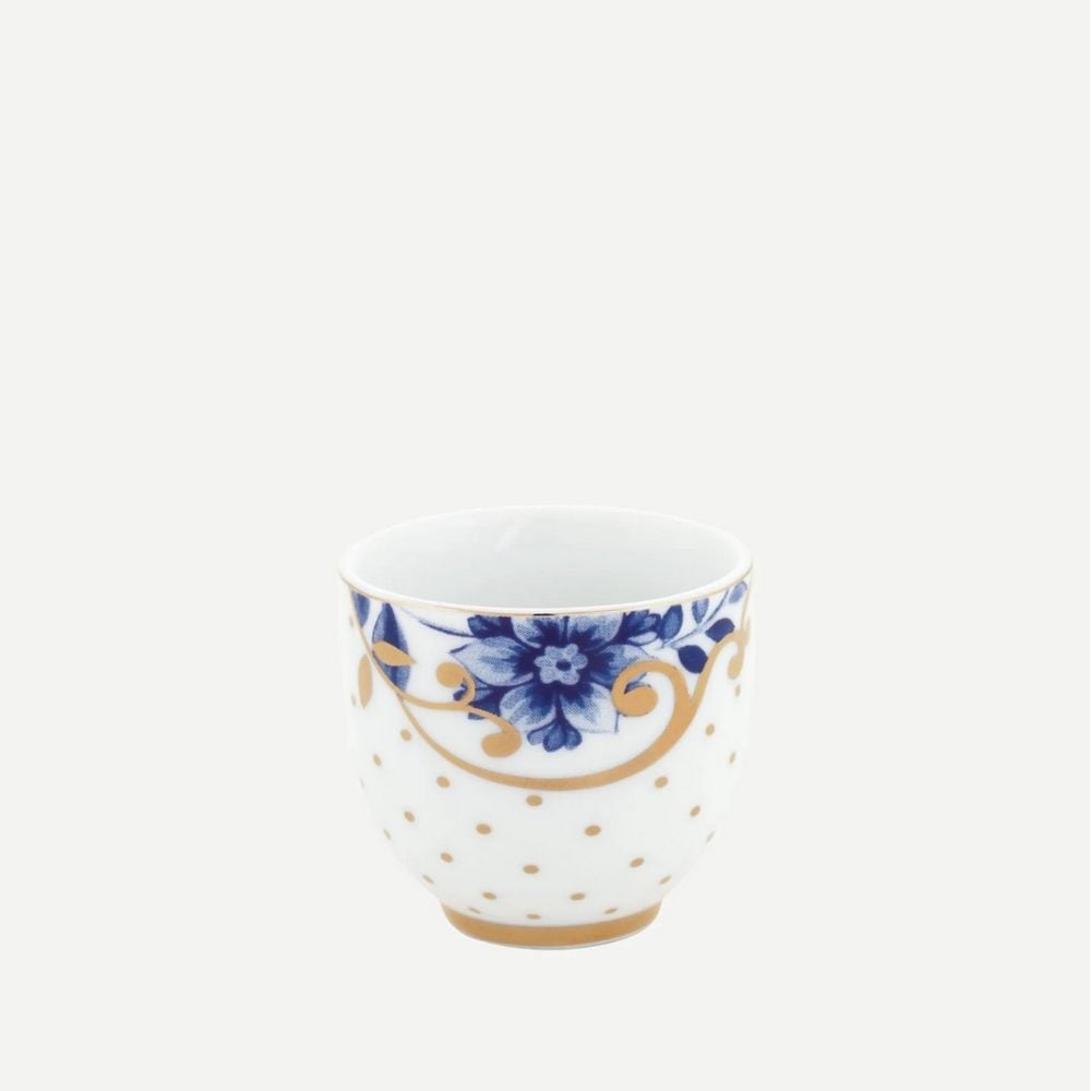 ROYAL WHITE MAVİ BEYAZ PORSELEN YUMURTALIK