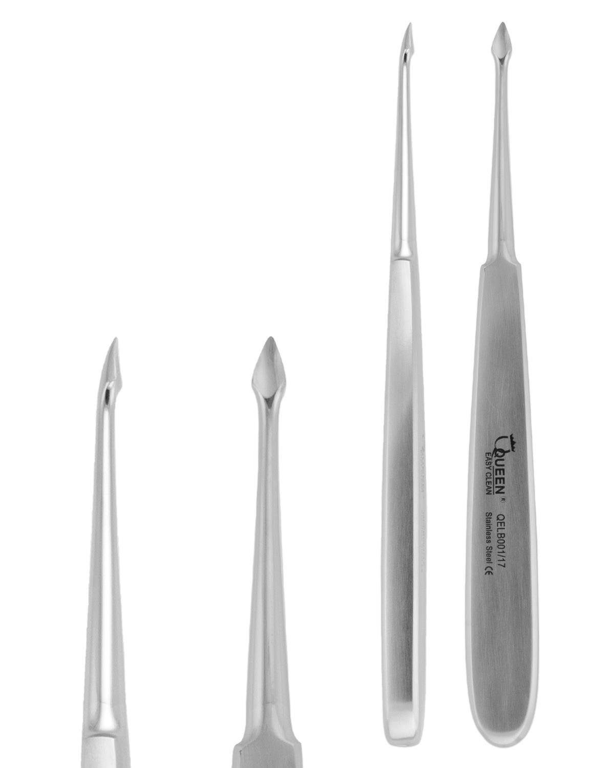 Düz Ok Uçlu Elevatör Bernard 4mm 15cm
