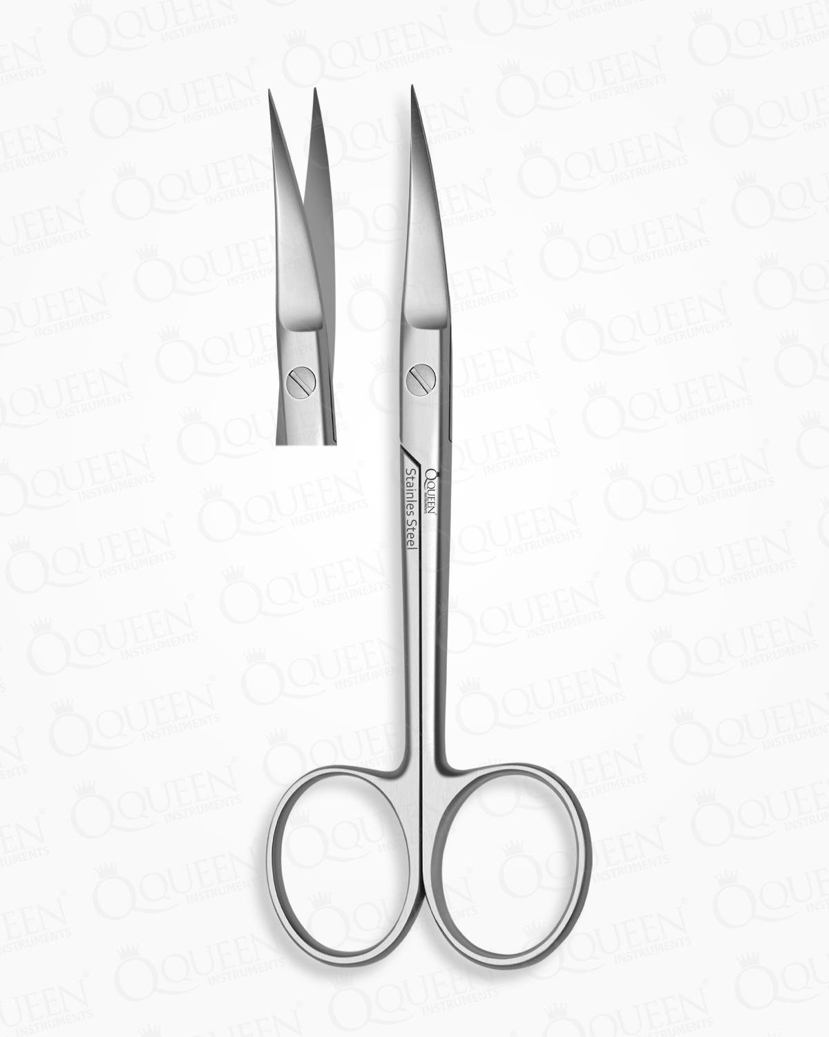 Eğri Cerrahi Makas Iris 11,5cm
