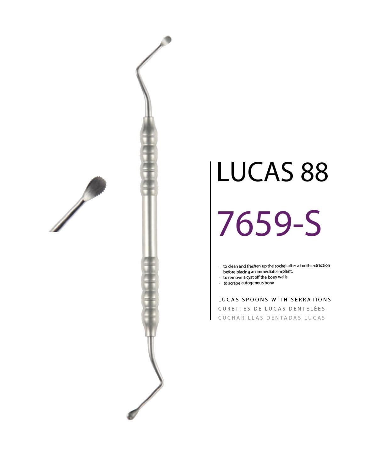 Z Açılı, Lucas Cerrahi Küret LUCAS 88