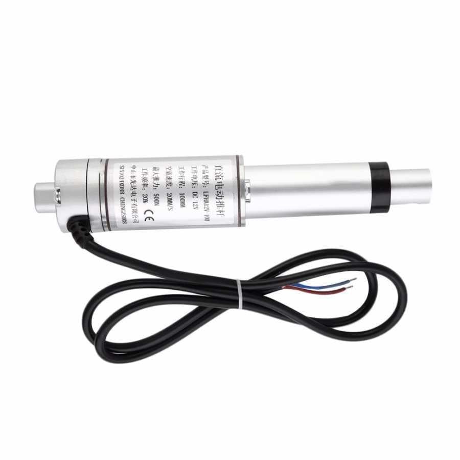 12V 100mm Lineer Motor - Lineer Aktüatör Motor