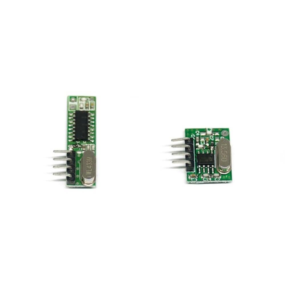 433MHz RF Alıcı Verici Modül - Kristalli Takım
