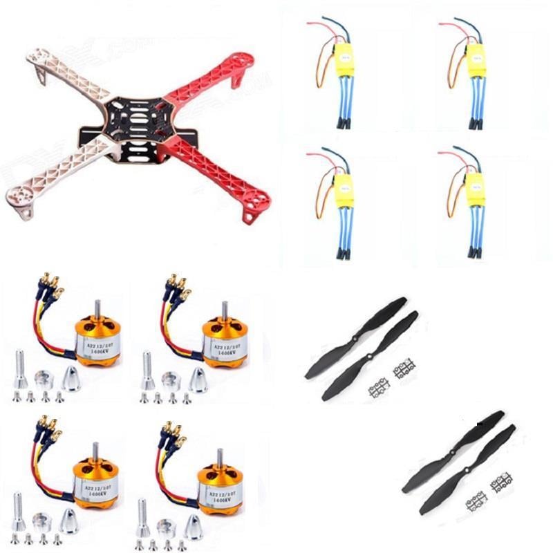 Süper Multikopter Seti - Kendin Yap Drone Kiti (Multicopter) (Videolu)