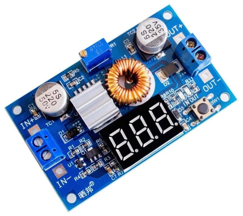 XL4015 5A 75W DC DC Göstergeli Voltaj Regülatörü