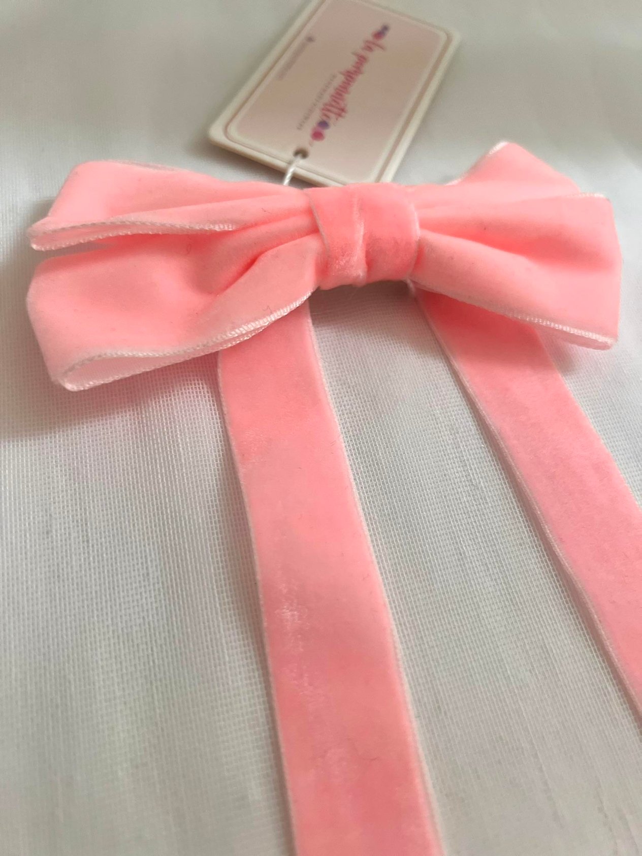 Pembe Kadife Kurdele 