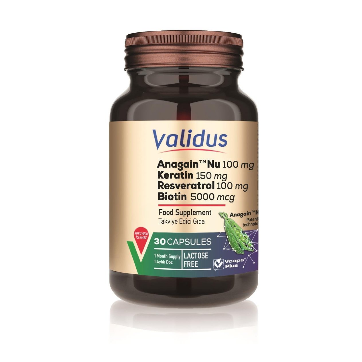 Anagain Nu 100 Mg 30 Kapsül