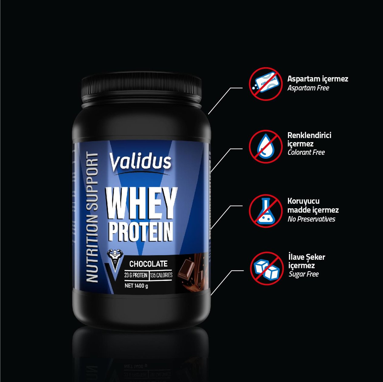 Whey Protein Complex 1400 Gr Çikolata Aromalı