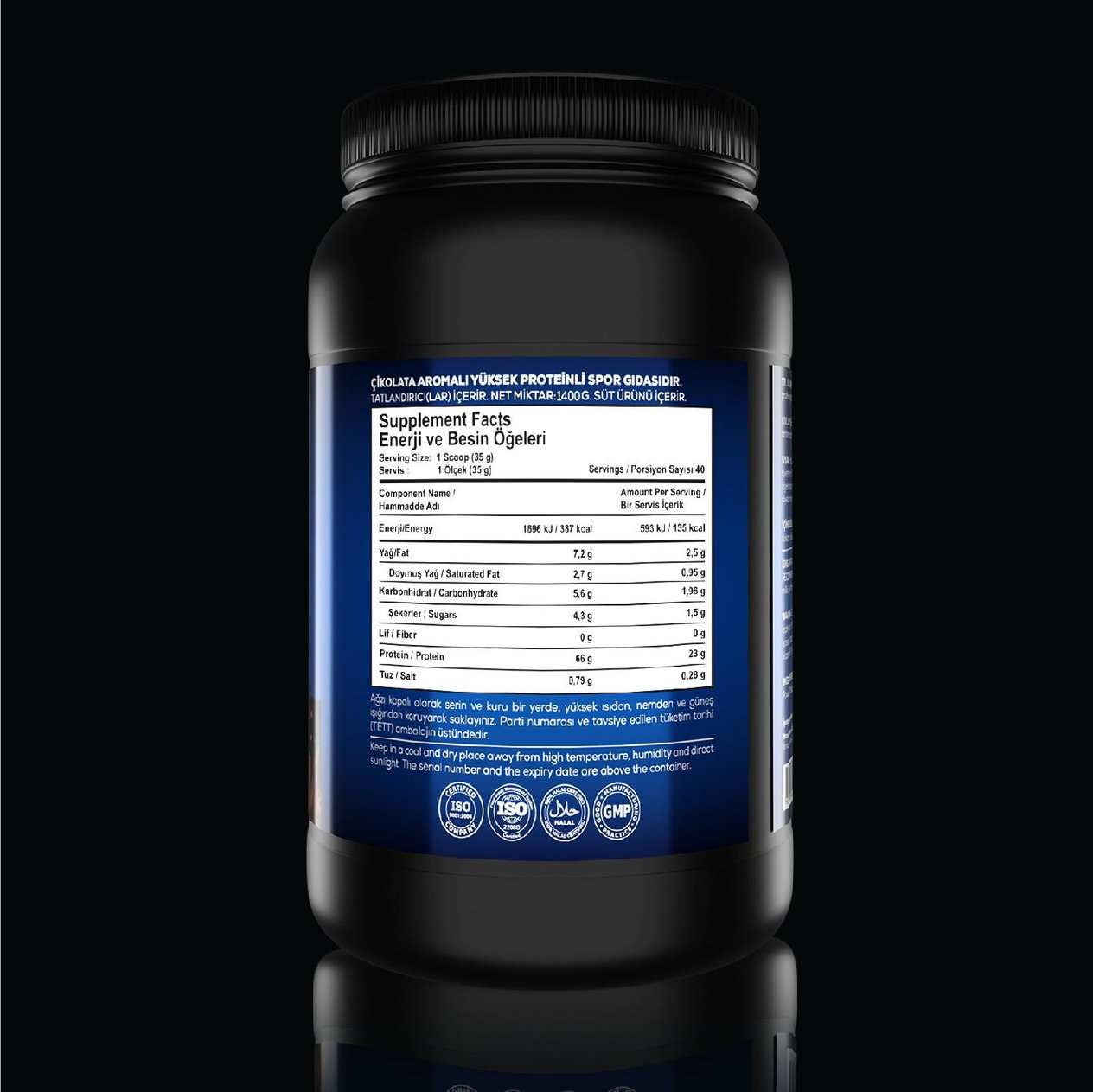 Whey Protein Complex 1400 Gr Çikolata Aromalı
