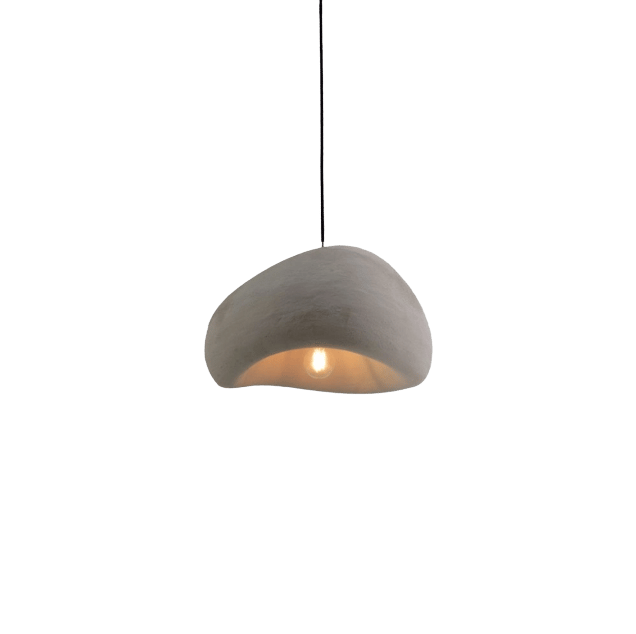Sarkıt Beton Avize 40 cm Gri