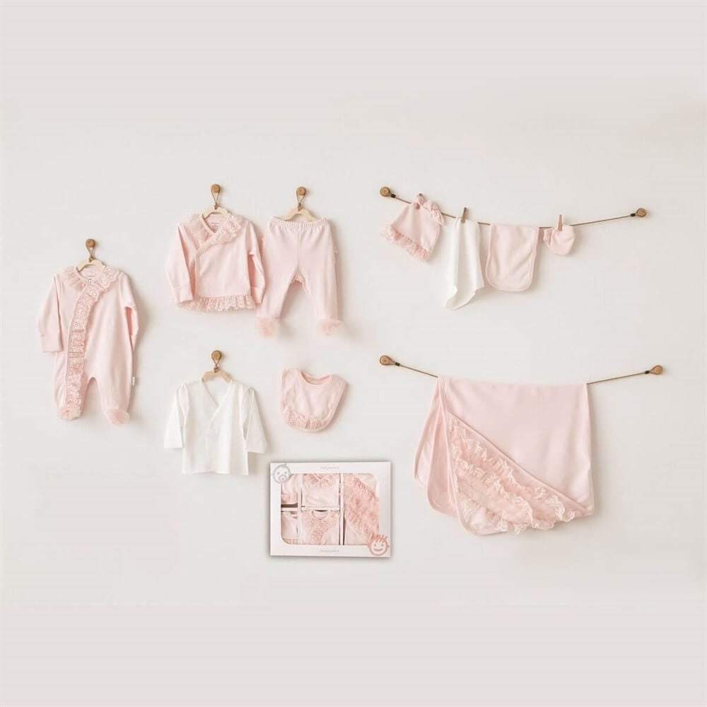 Andywawa Chic Girl Pembe 10'lu Set Hastane Çıkışı