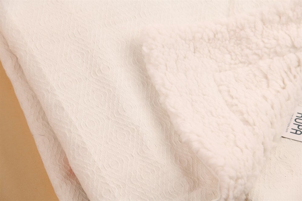 Pike Ekru Bebek Bataniyesi İçi Welsoft Peluş Bebek Battaniyesi