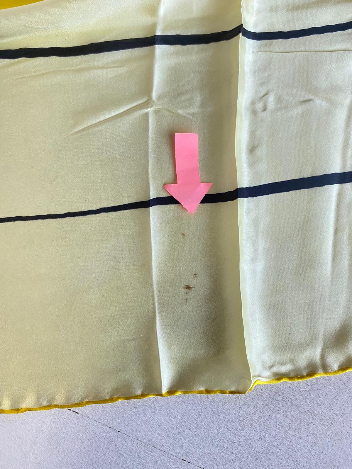 Aker Defolu Sura İpek Eşarp 43832 Sarı Karışık Desen