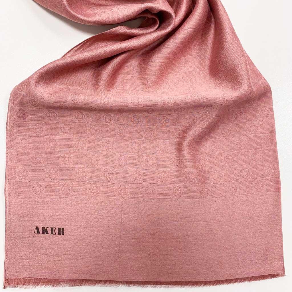 Aker Pudra Monogram Desenli Modal Şal 1080400-361