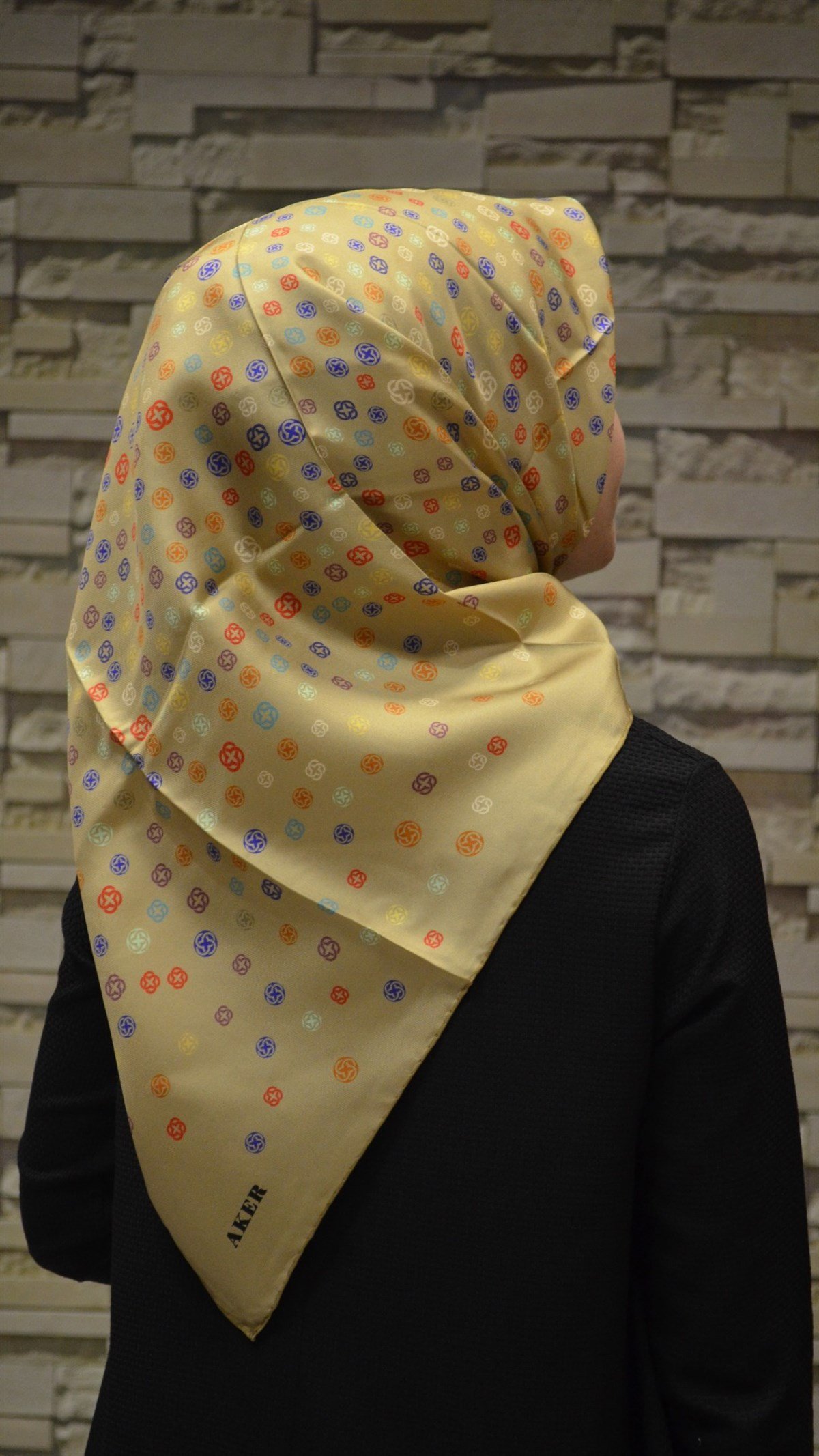 Aker Saten İpek Eşarp 7849701-361