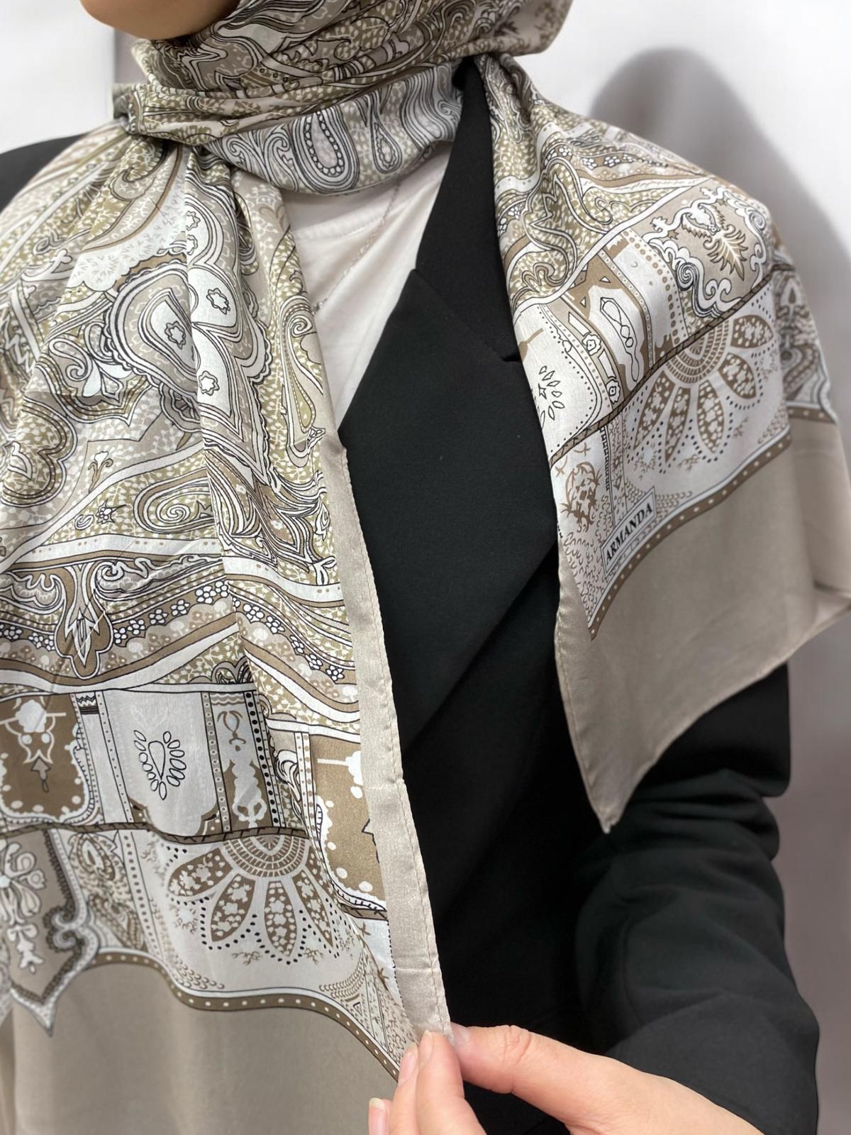 ARMANDA ETHNIC VUAL ŞAL -YEŞİL - 4456-03