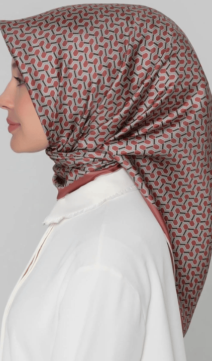 Armine Nostalji Serisi İpek Tivil Eşarp 8401-37