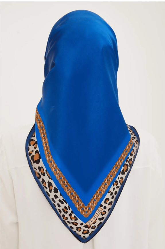 Armine Nostalji Sura İpek IST8912-01 Mavi Karışık Desen