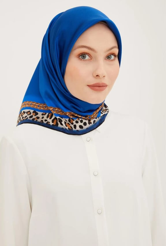 Armine Nostalji Sura İpek IST8912-01 Mavi Karışık Desen