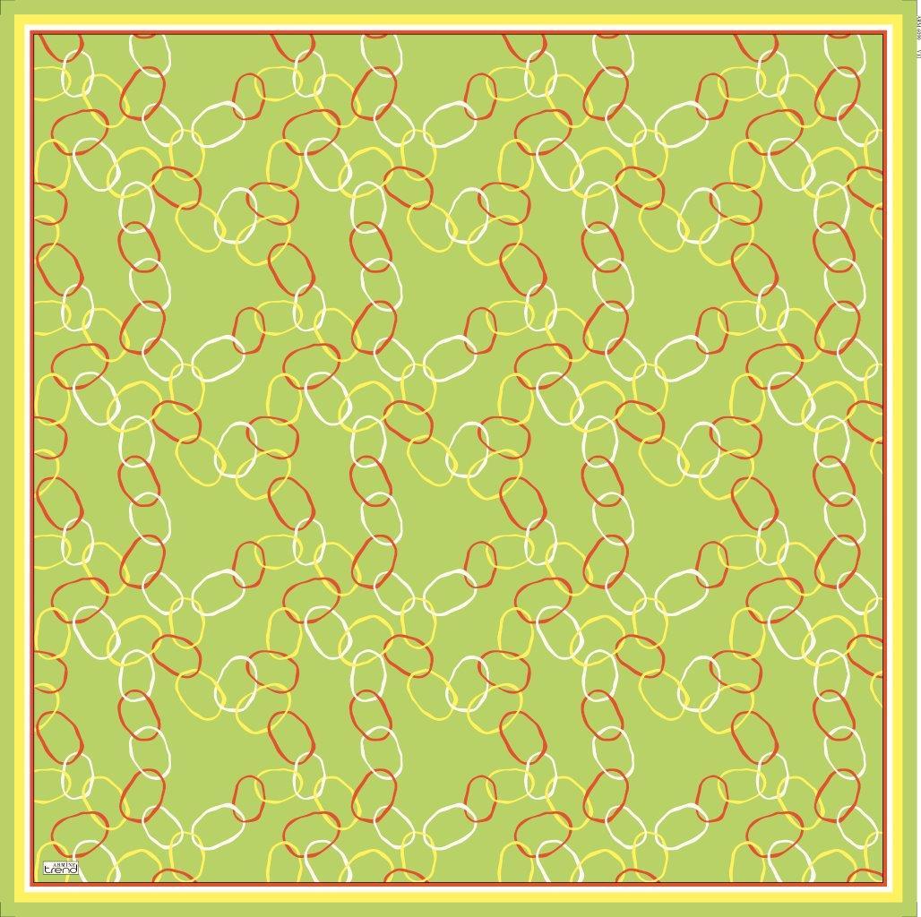 Armine Soft Fıstık Yeşili Desenli Eşarp 6090-11