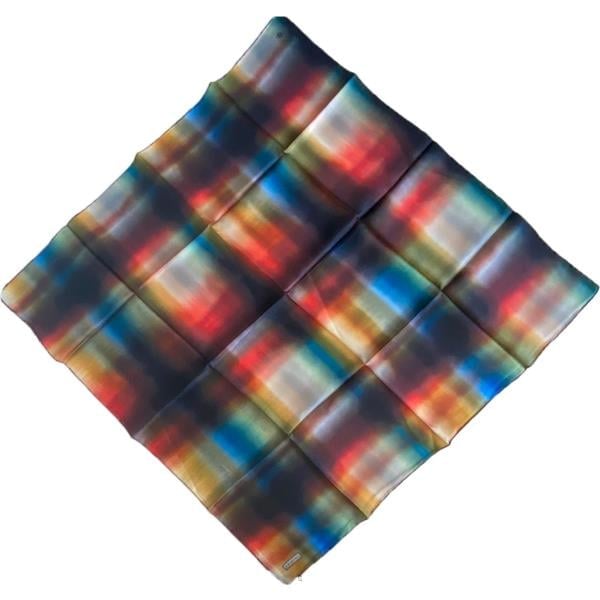Armine Twill Silk Scarf 9229-81 Red Mixed Pattern