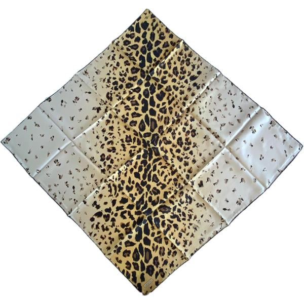 Armine Tivil İpek Eşarp 9249-32 Sarı Karışık Desen 