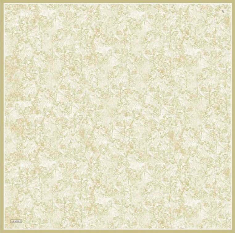 Armine Tivil İpek Eşarp 9311-07 Sarı Karışık Desen 