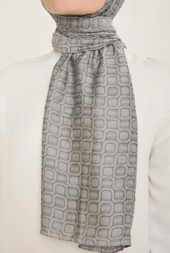 Armine Trend Dama Şal 2 -1123 Gri