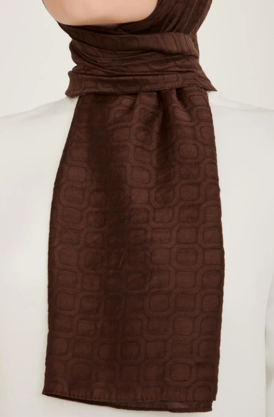 Armine Trend Dama Şal 2 -1134 Kahverengi