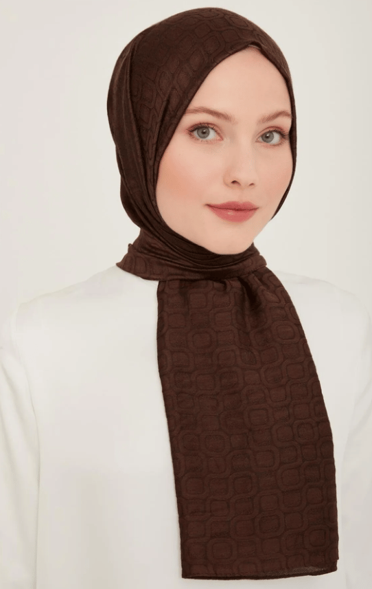 Armine Trend Dama Şal 2 -1134 Kahverengi