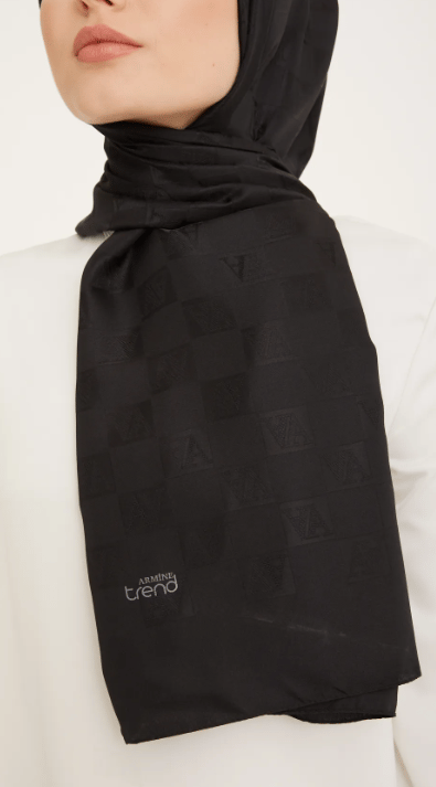 Armine Trend İnci Monogram 3-50 Siyah