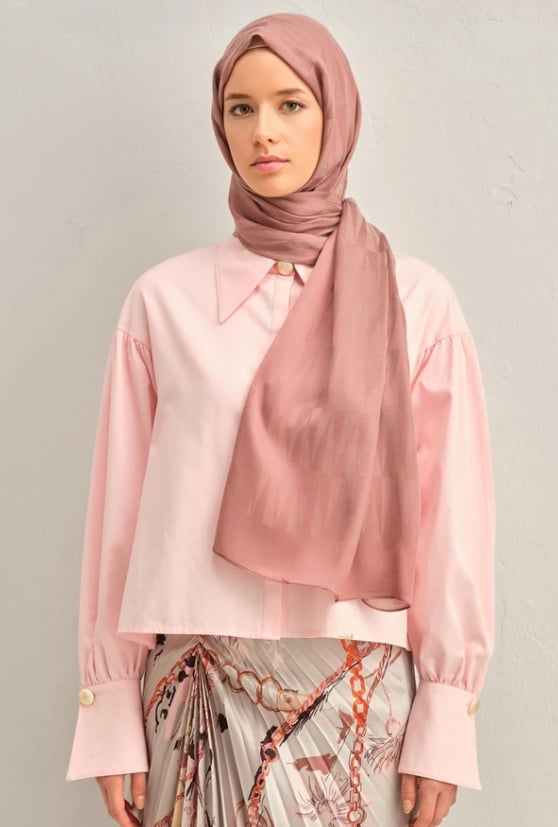 Armine Trend Lyon Şal 3-247310 Gül Kurusu