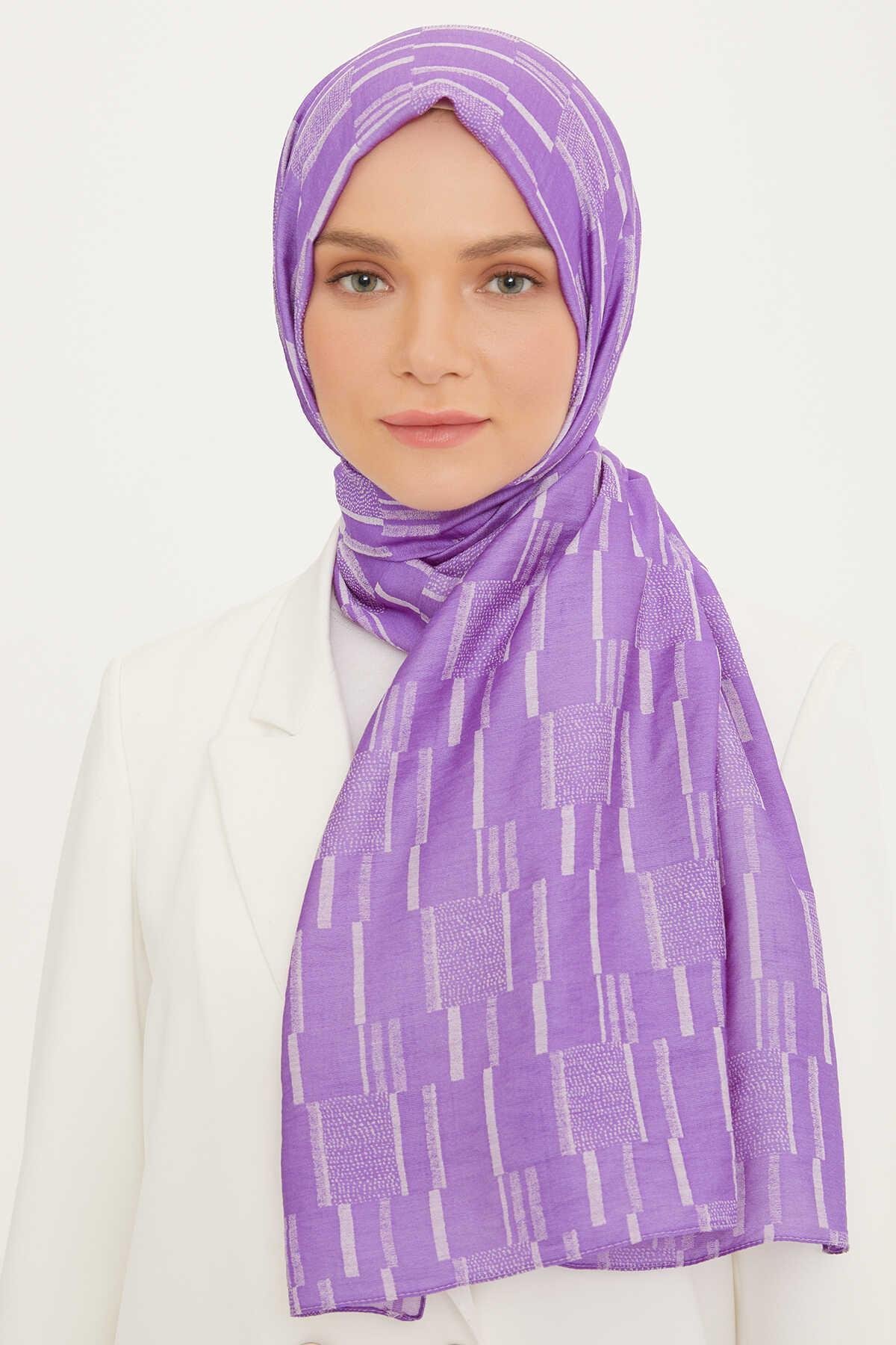 Armine Trend Mor Pure Lina Şal 12-21210