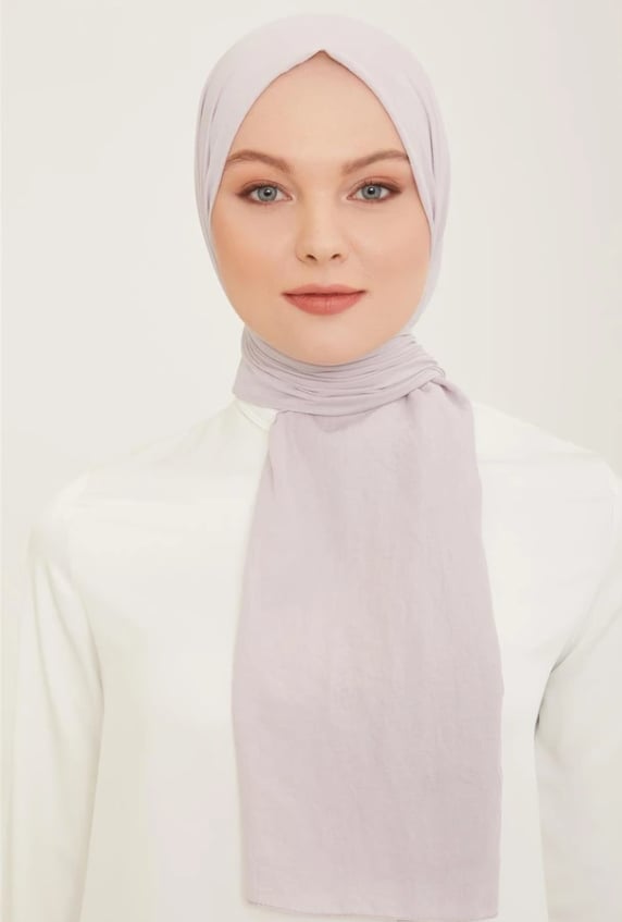 Armine Trend Naturel Soft Şal 49 Gri Düz Renk