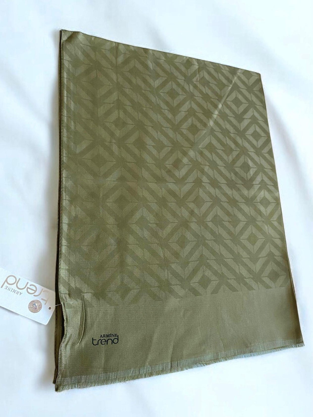 Armine Trend Pera Şal 1-4868 Haki