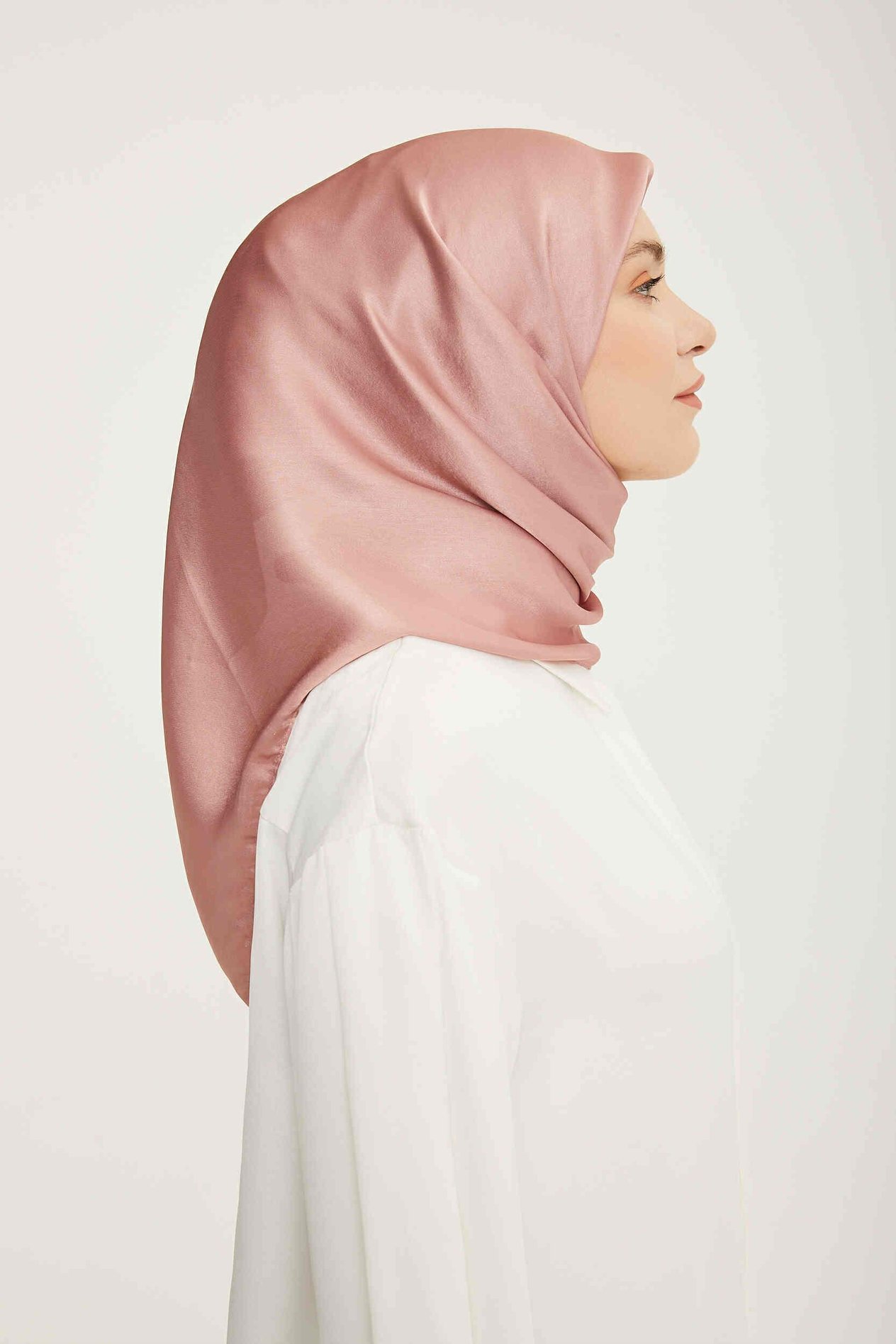 Armine Trend Pudra Düz Renk Jan Jan Şifon Eşarp 798