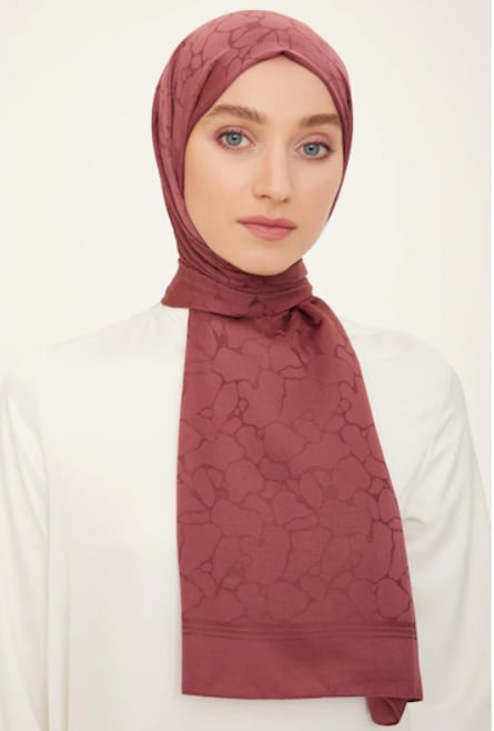 Armine Trend Safir Şal 1-241853 Bordo