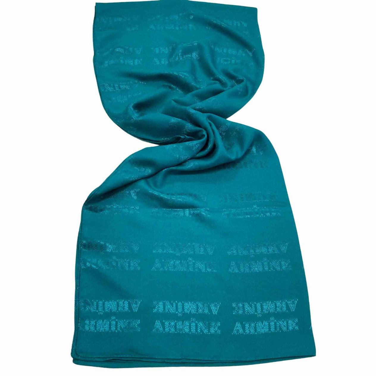 Armine Trend Turkuaz A Logo Şal 3-21207