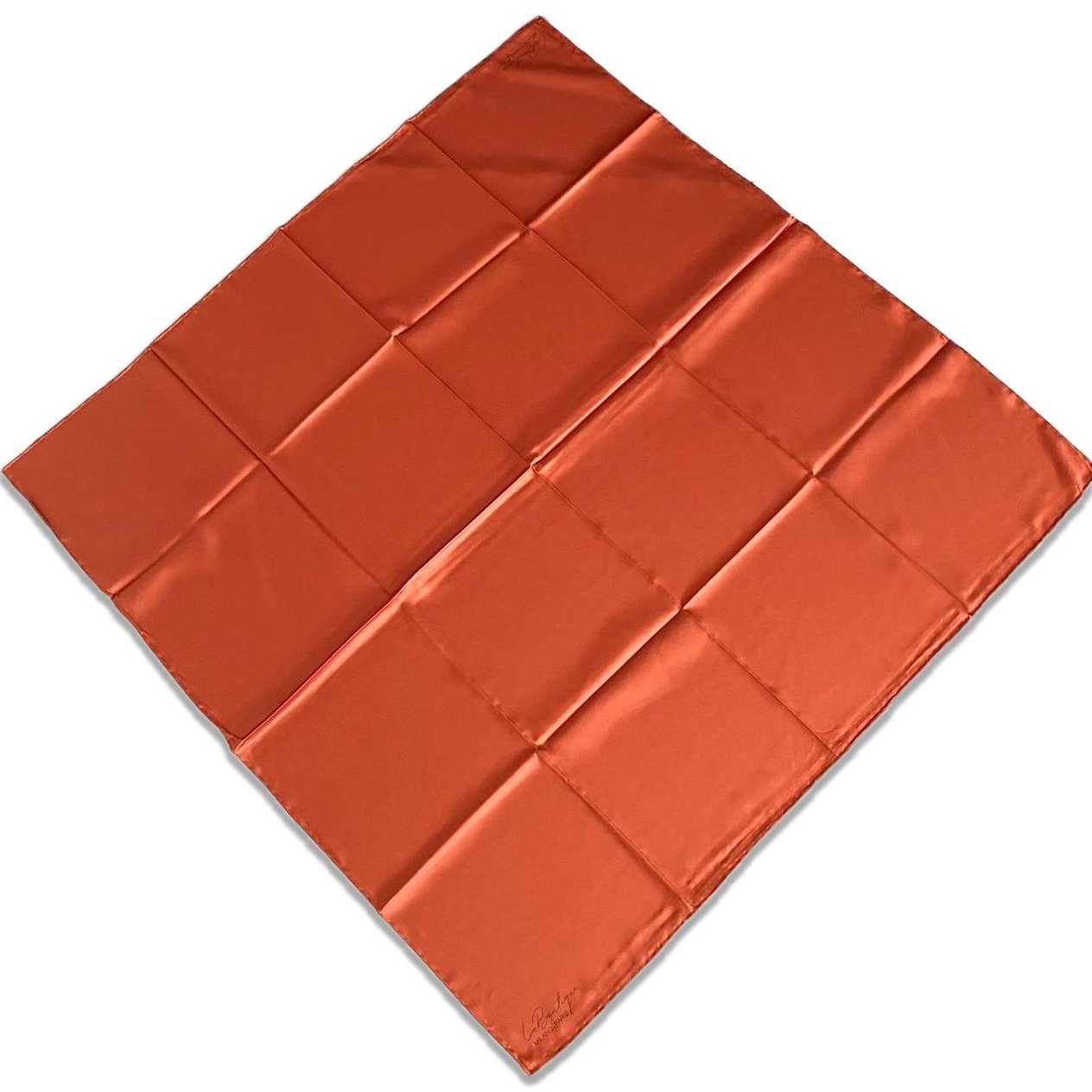 Defolu Polyester La Boutique Turuncu Eşarp 69  34824