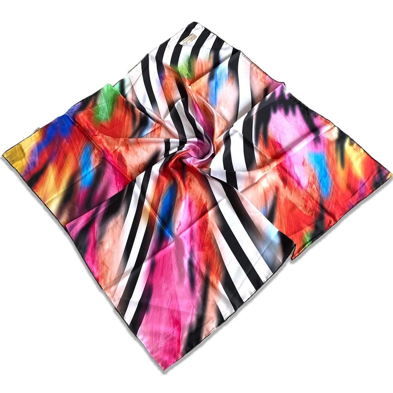 La Boutique Pembe Karma Desen Classical Eşarp 1374-12  34439