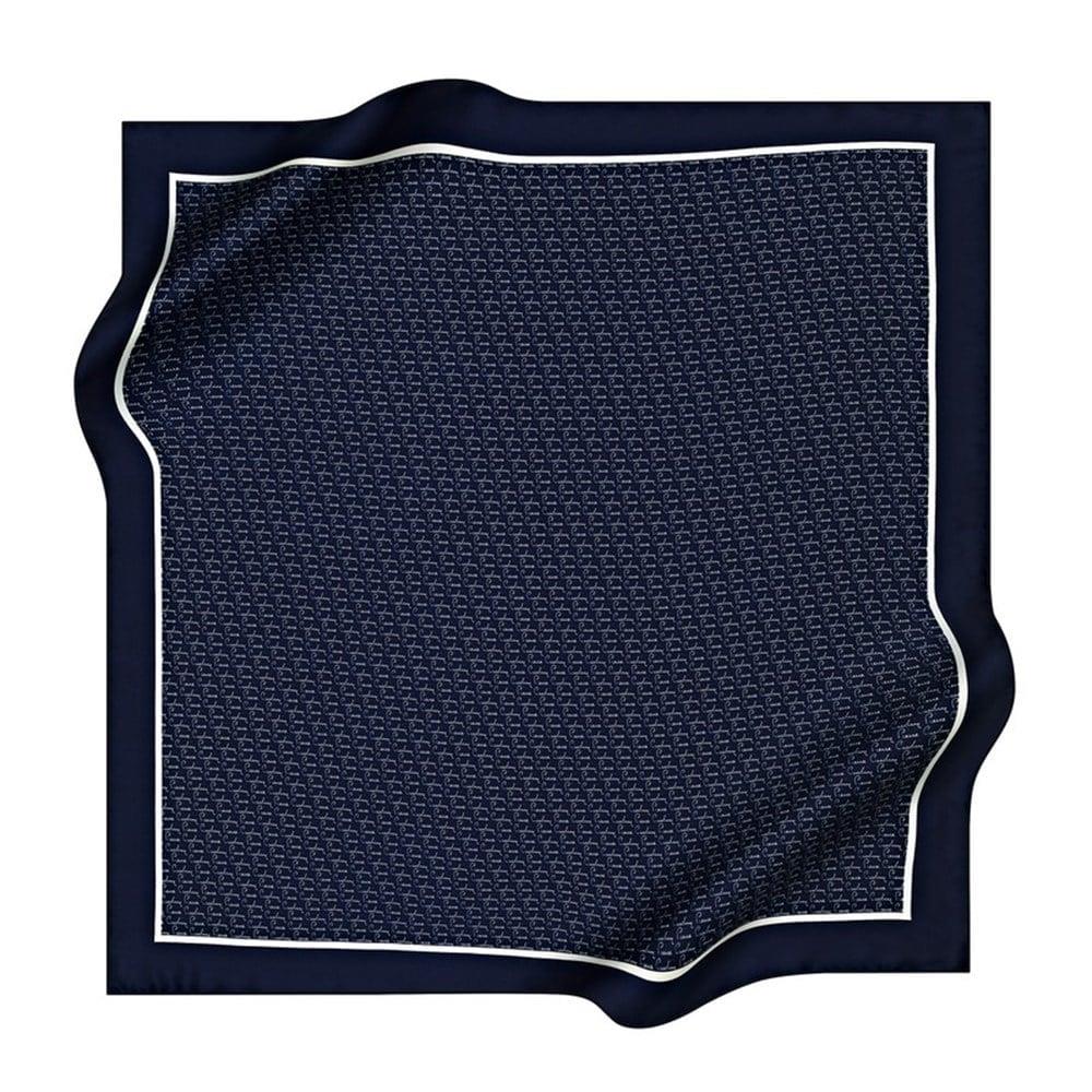 Pierre Cardin Sura İpek Eşarp 8586230-321-48742 Lacivert Karışık Desen