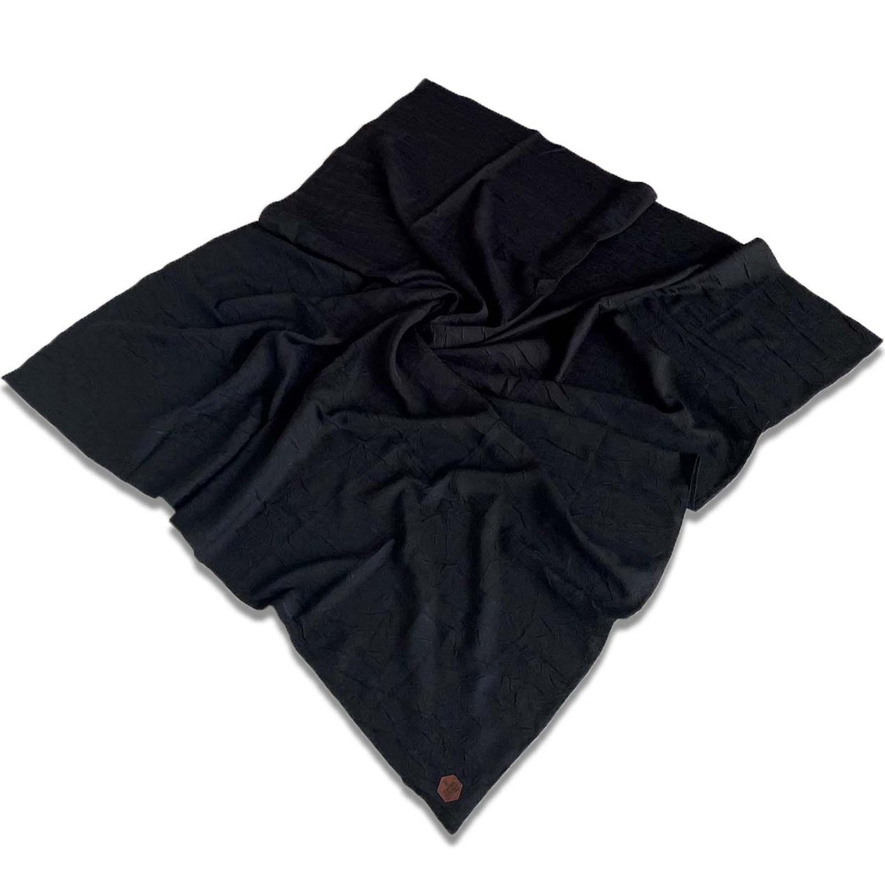 Shawl Secret Dört Mevsim Bambu Kraş Eşarp Siyah -  32056