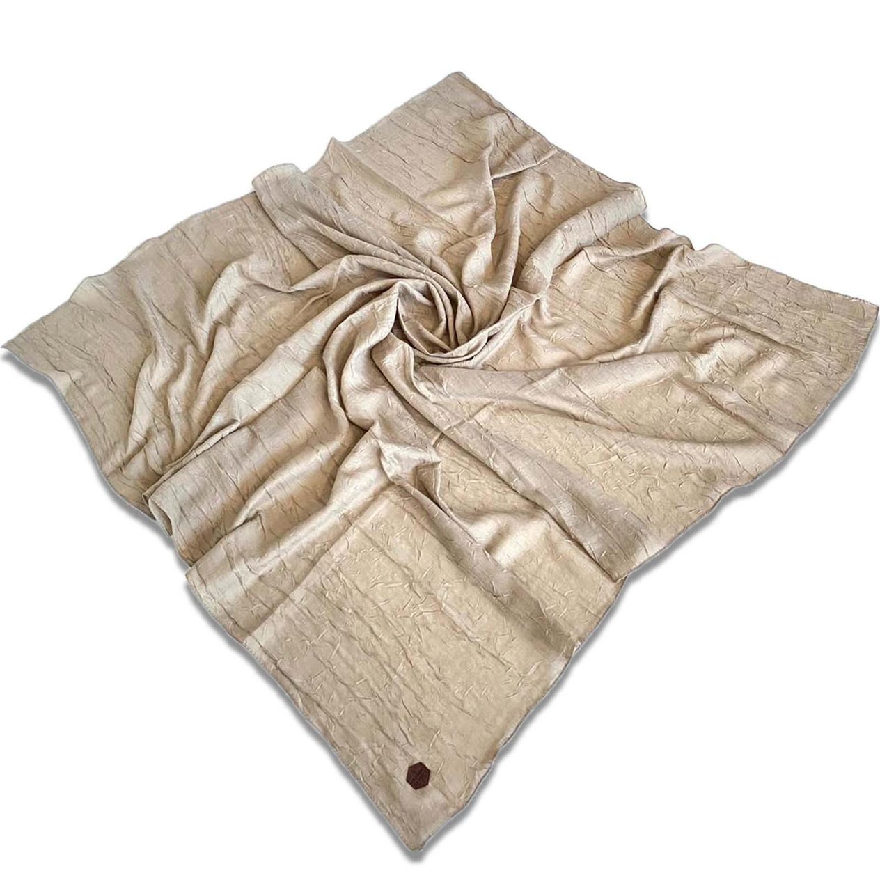 Shawl Secret Yazlık Kraş Eşarp Sütlü Kahve -  32067