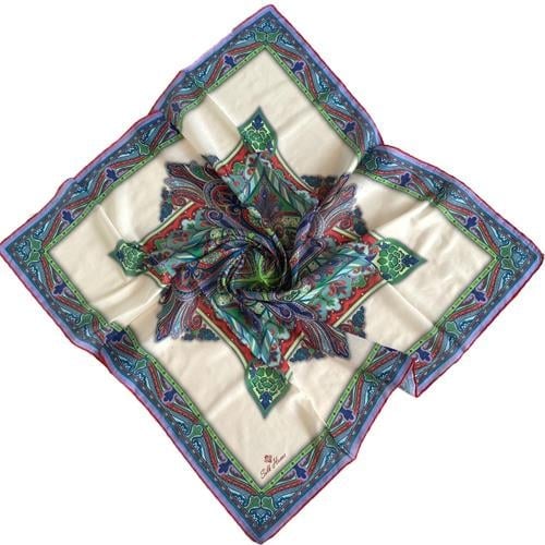 Silk Home Ethnic Patterned Soft Scarf 35377