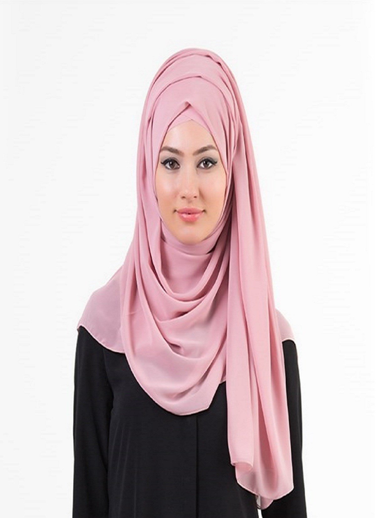 Silk Home Püsküllü İpek Şal Pembe 001-04