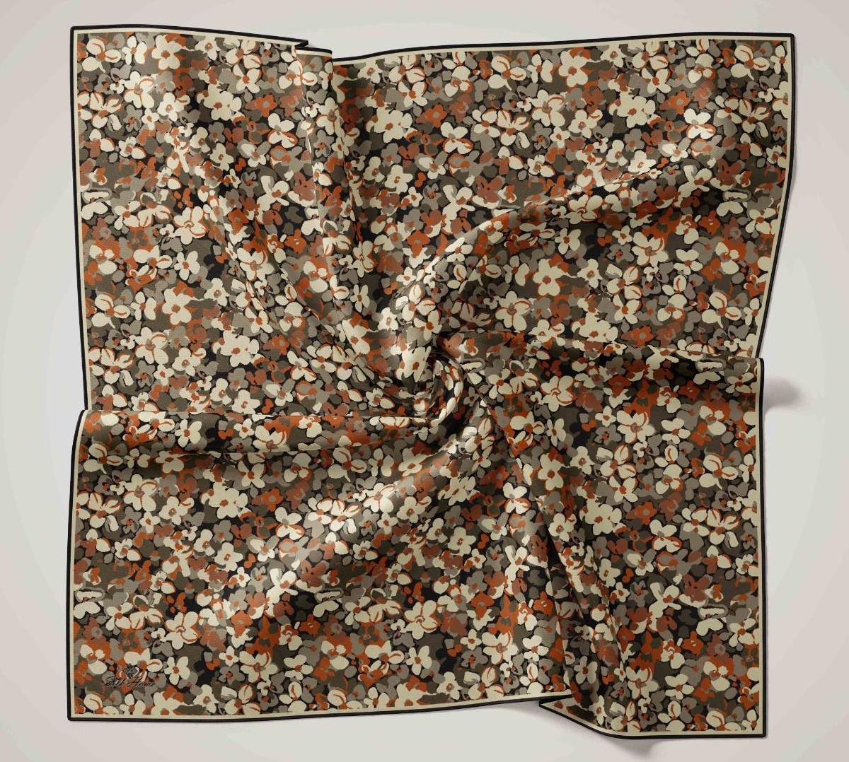 Silk Home Soft Eşarp 47279 Yeşil Karışık Desen 