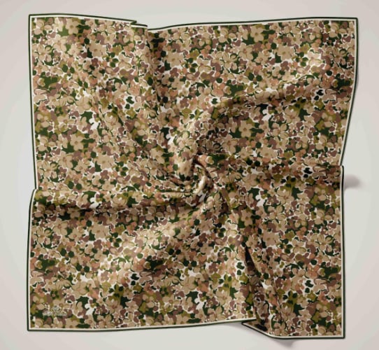 Silk Home Soft Eşarp 47293 Yeşil Karışık Desen 
