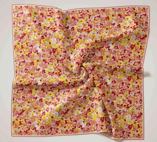 Silk Home Soft Eşarp 47319 Kırmızı Karışık Desen 