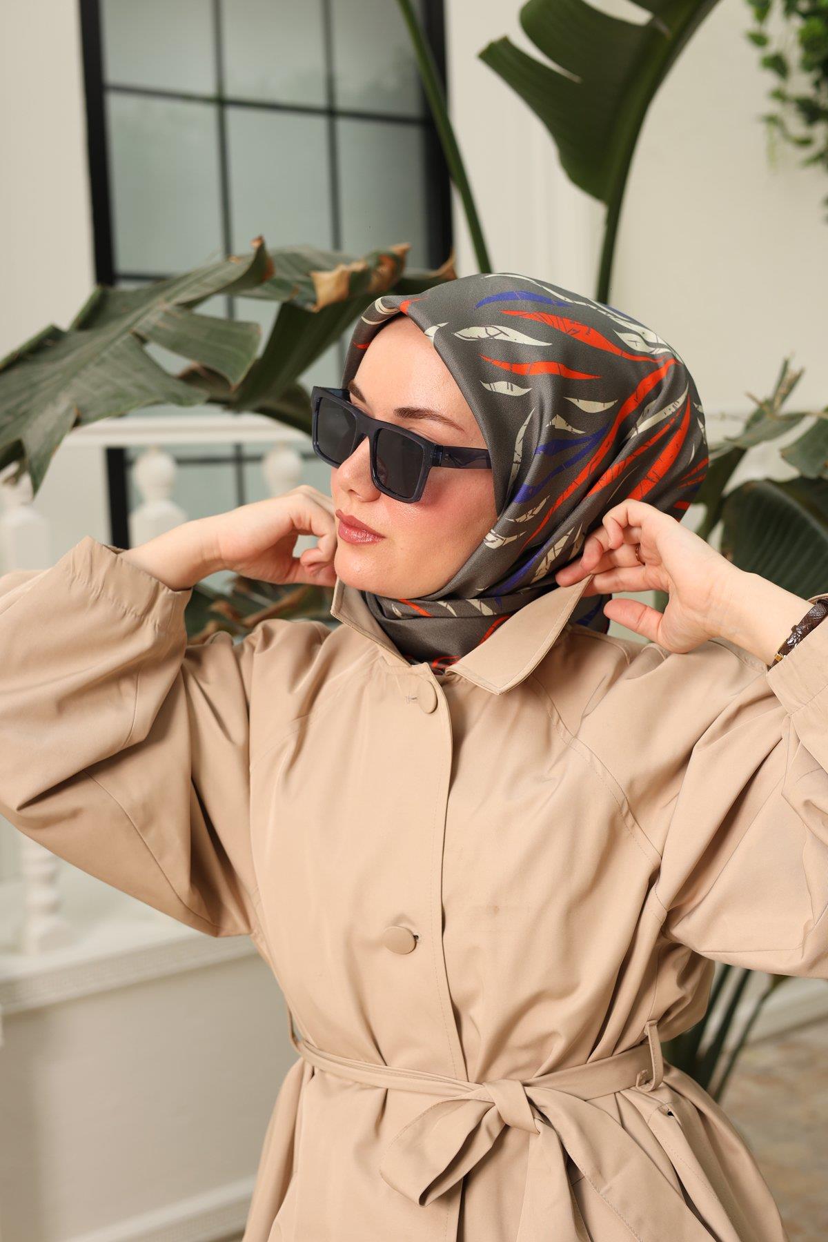 Silk Home Taş Desenli Tivil İpek Eşarp 11432-75